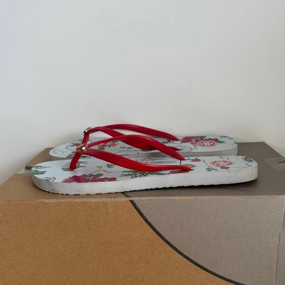 Tory Burch Multicolor Flip Flops Women Sandals - SZ 8 - Picture 5 of 8